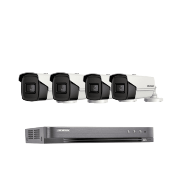 عدد 4 كاميرات 8 ميجا انالوج 60 متر